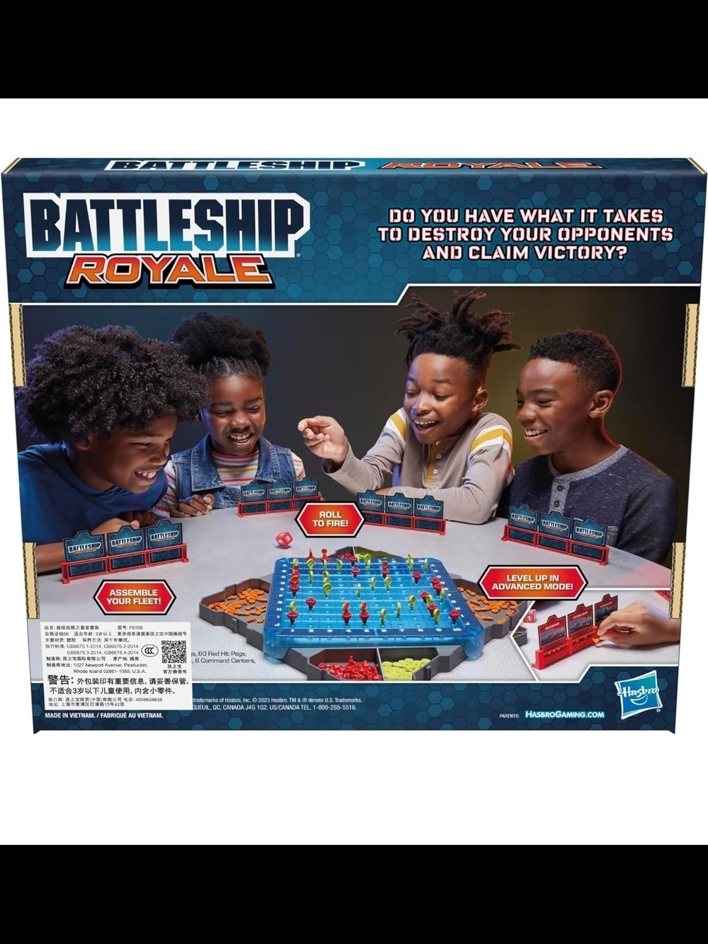 Hasbro Gaming Battleship Royale Edition Game for 2 to 6 Players Battleship Party